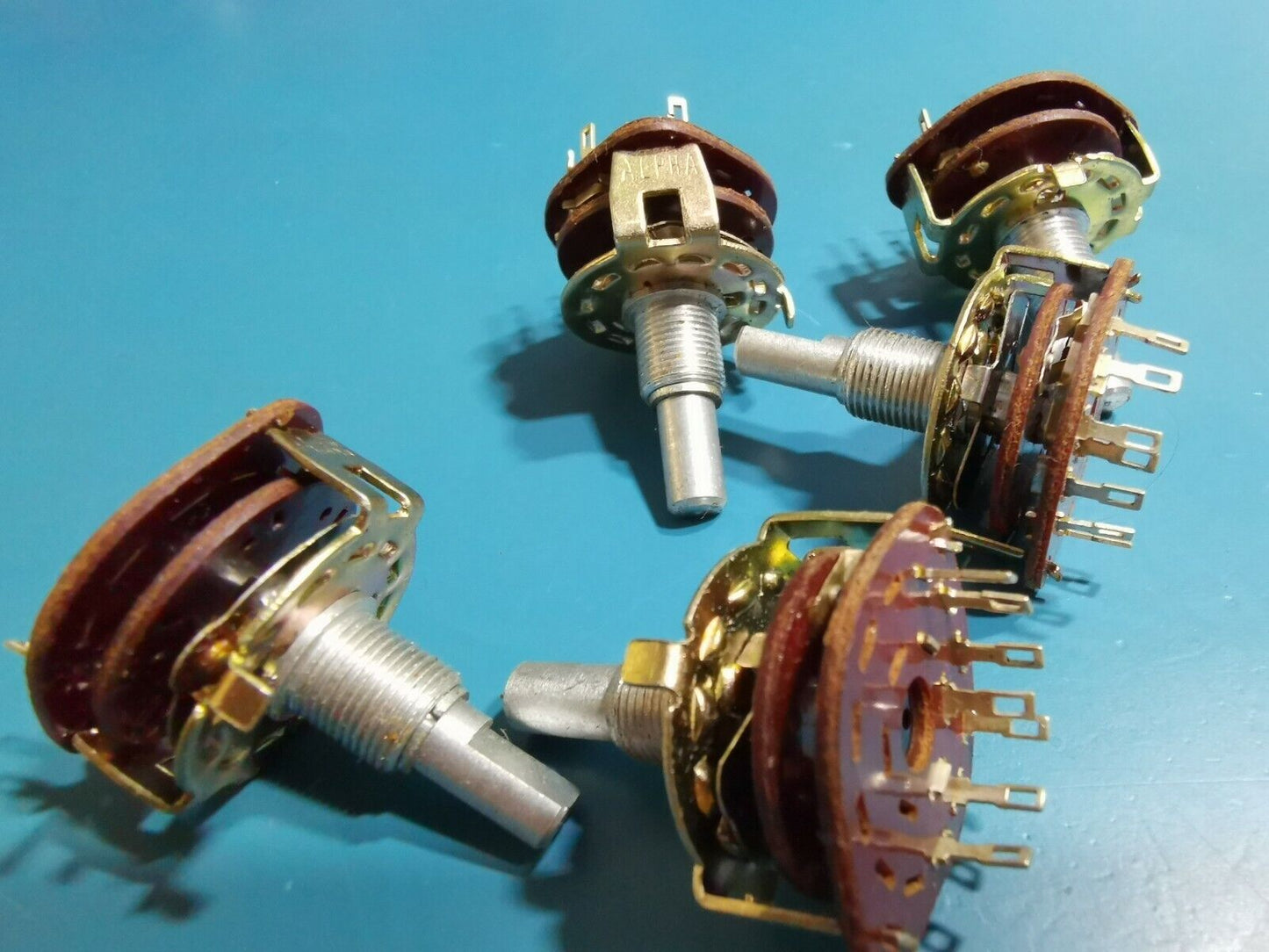 5pcs 1 Pole 6 Position Rotary Switch 11mm / 8mm