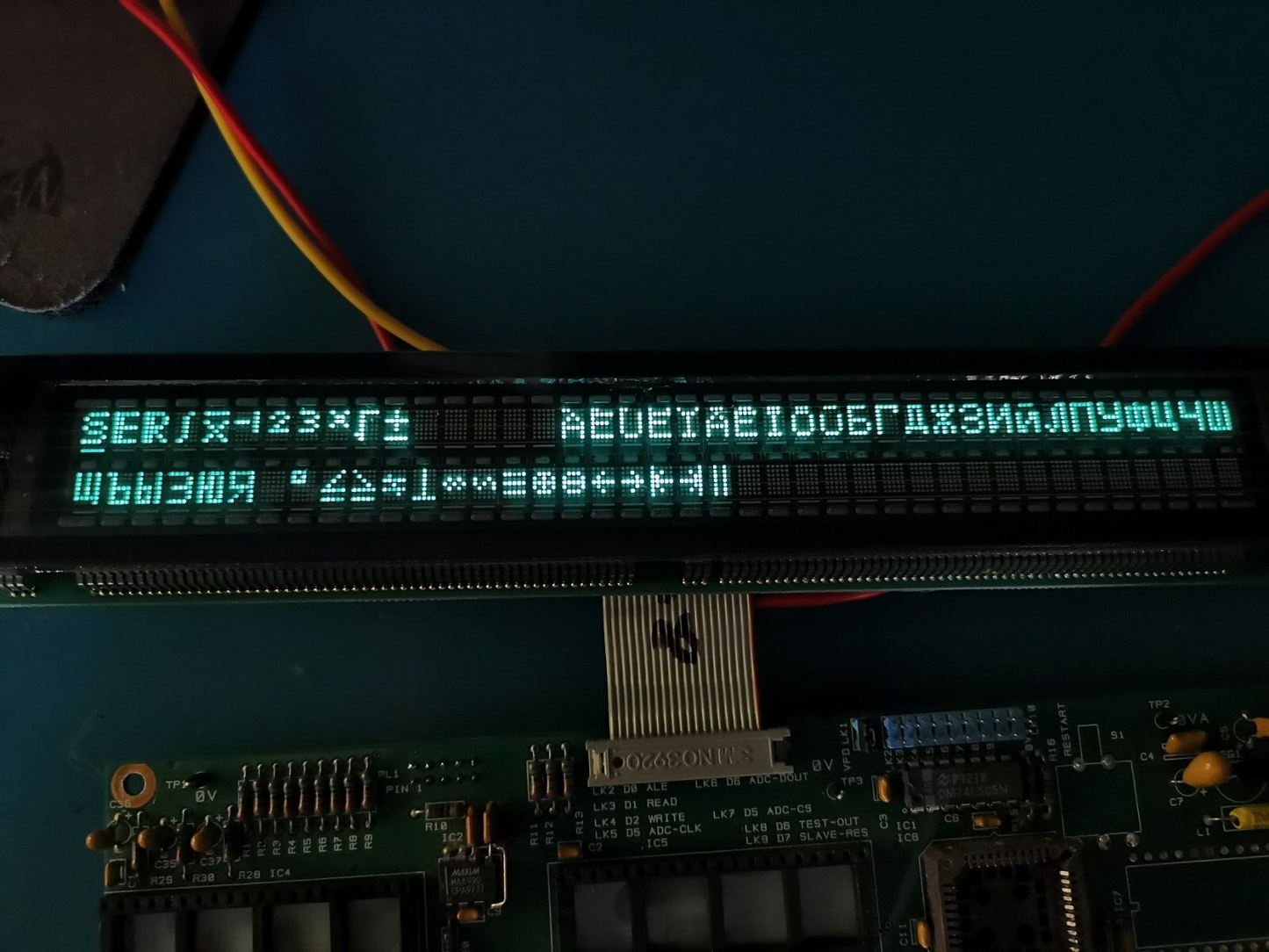 4pcs M402SD07GS VFD VACUUM FLUORESCENT DISPLAY MODULE