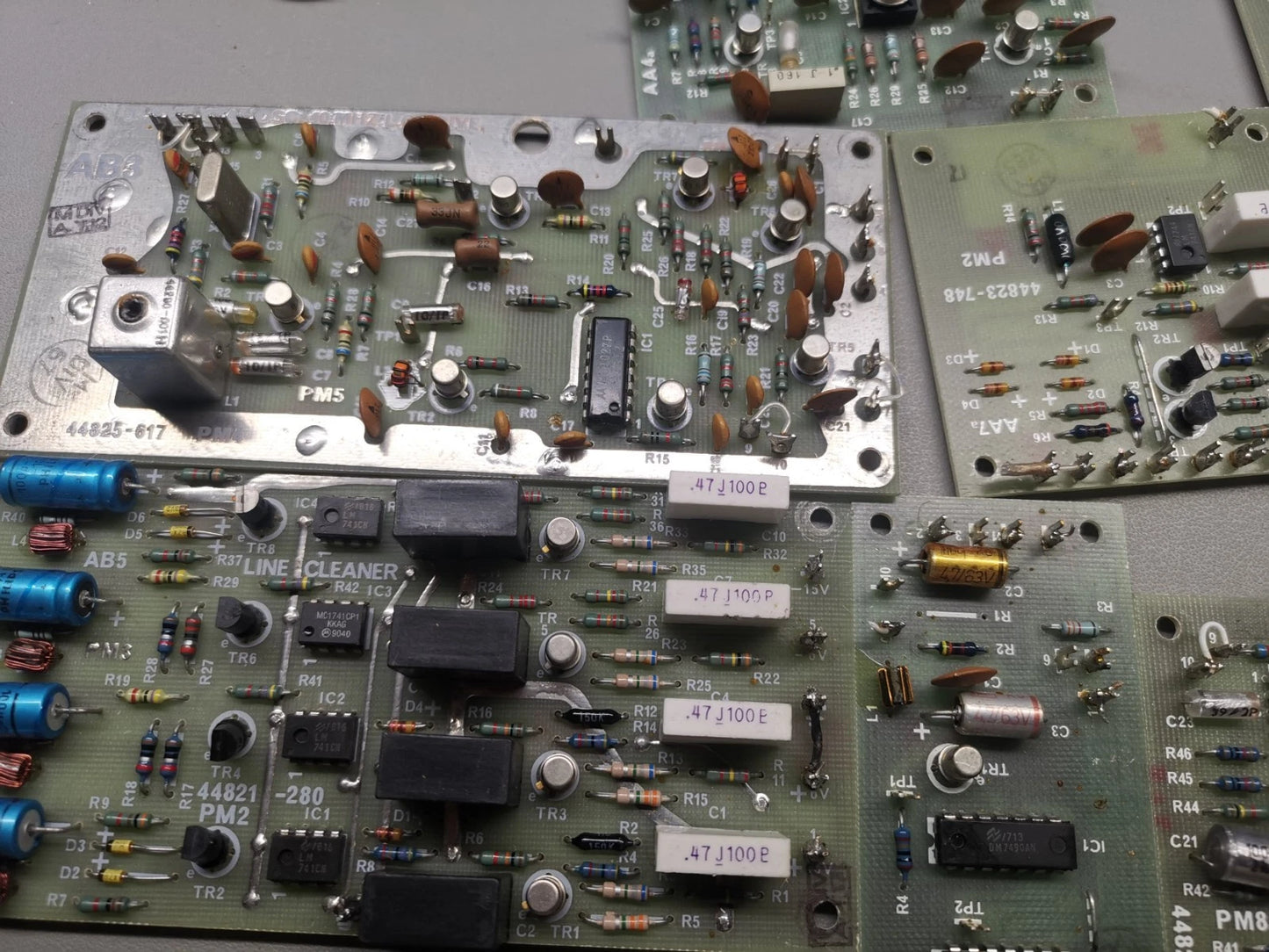 Various Marconi TF 2370 Spectrum Analyzer PCB