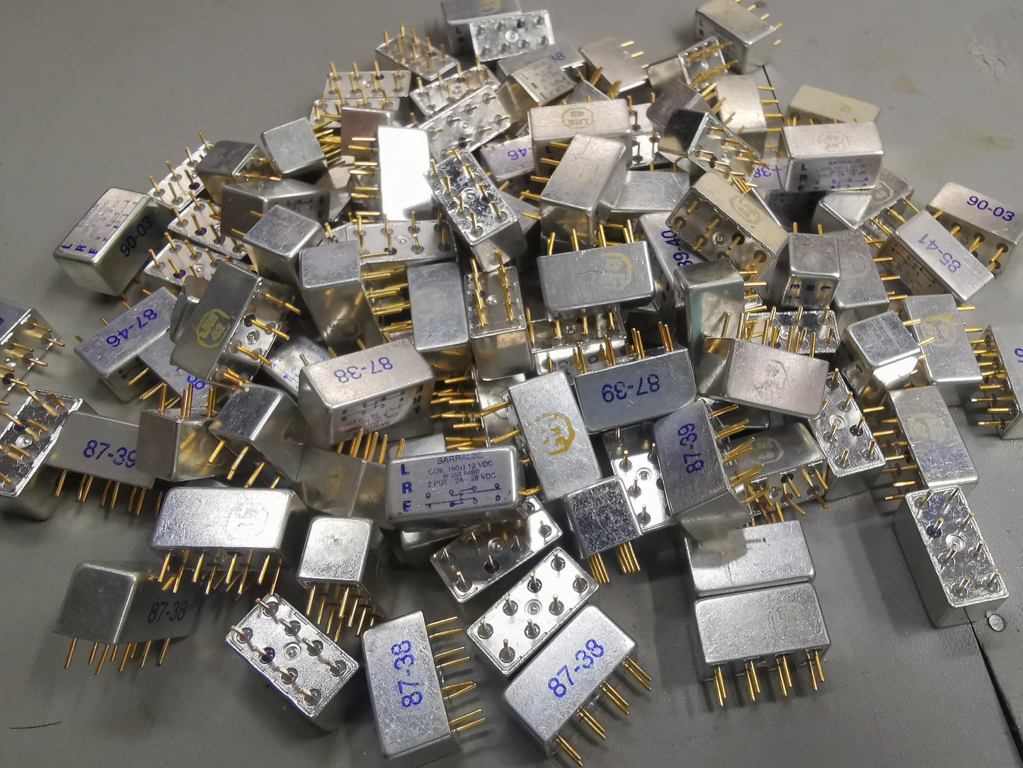 108pcs Military Relay Joblot New old stock