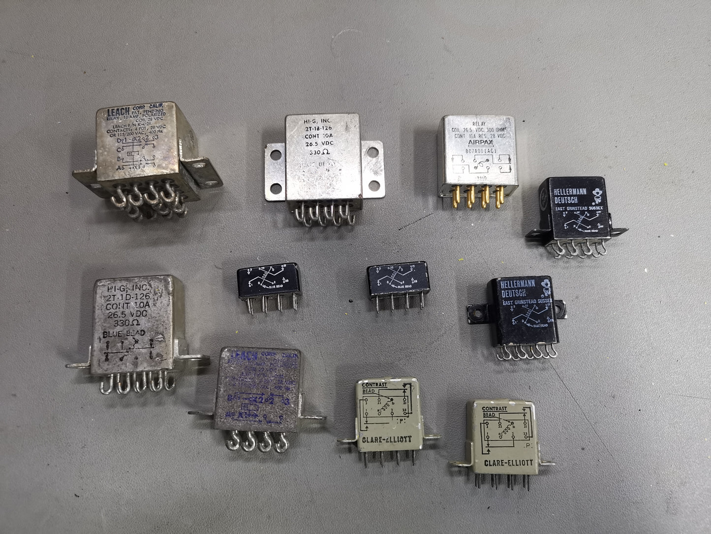 Military Relay Joblot Various Configuration and Specs
