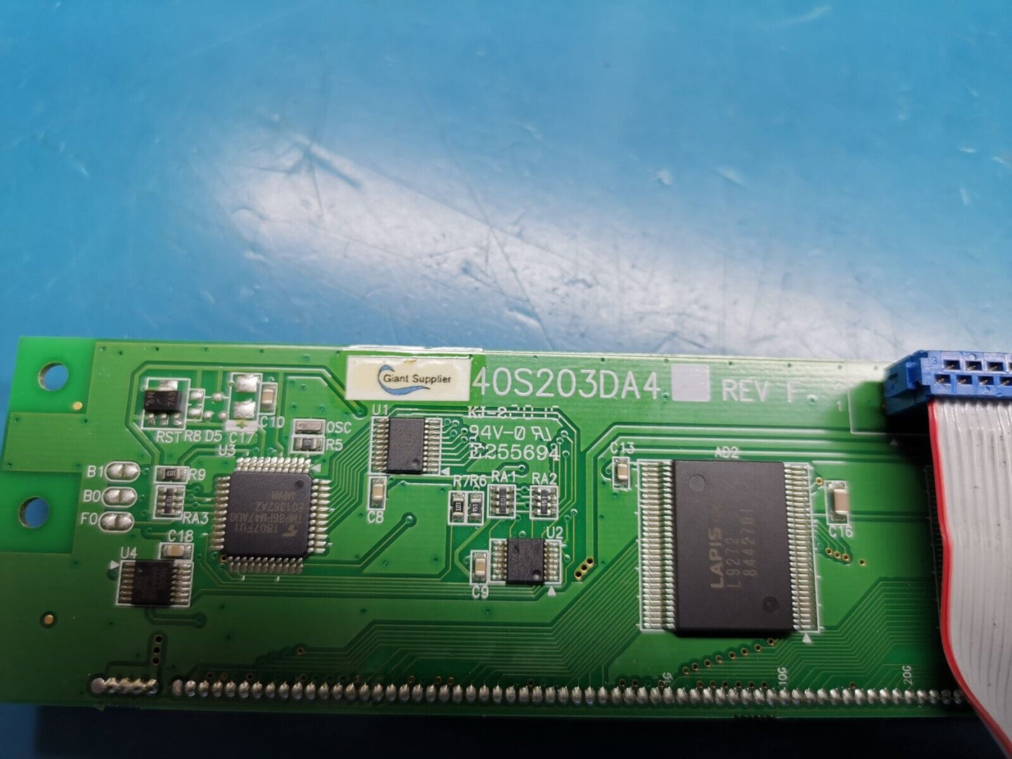 40S203DA4 Vacuum Fluorescent Display Module Rev F 40S203DA4 VFD