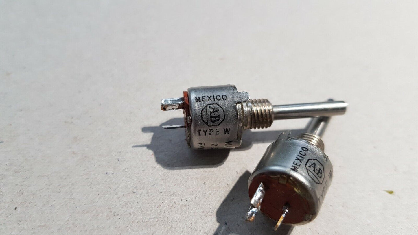 2pcs 2.5K Potentiometer Allen Bradley Type W Potentiometer