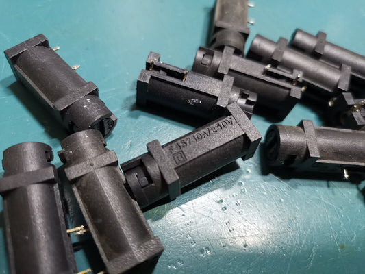 12pcs Bulging F457 Fuse Holder PCB Mount 250v AC 10A