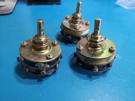 3pcs UND LAB 1 Pole 7 position Rotary Switch 5A 30V DC