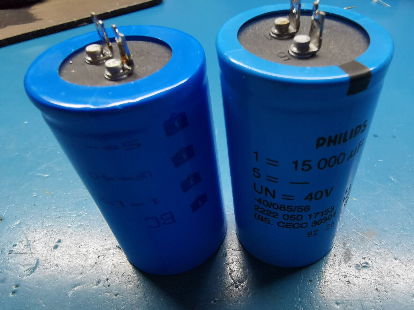 2pcs 15000uF 40v Capacitor High Current Philips And Vishay