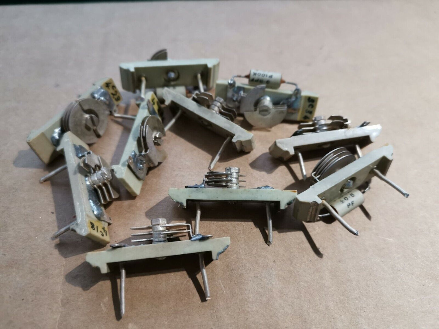 10pcs Variable Air Capacitor Military Part 2pF To 10pF