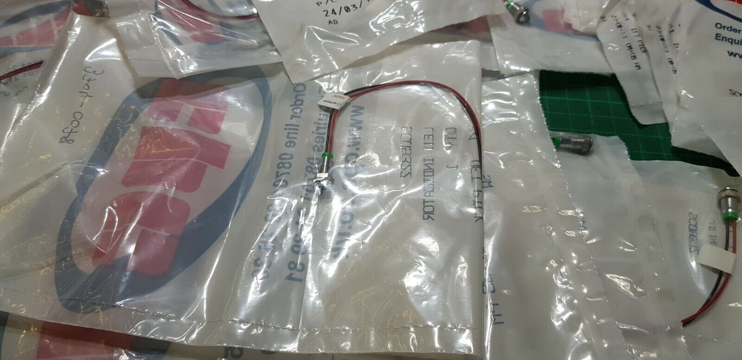 APEM Panel Mount Indicator LED Light 24v and 12v