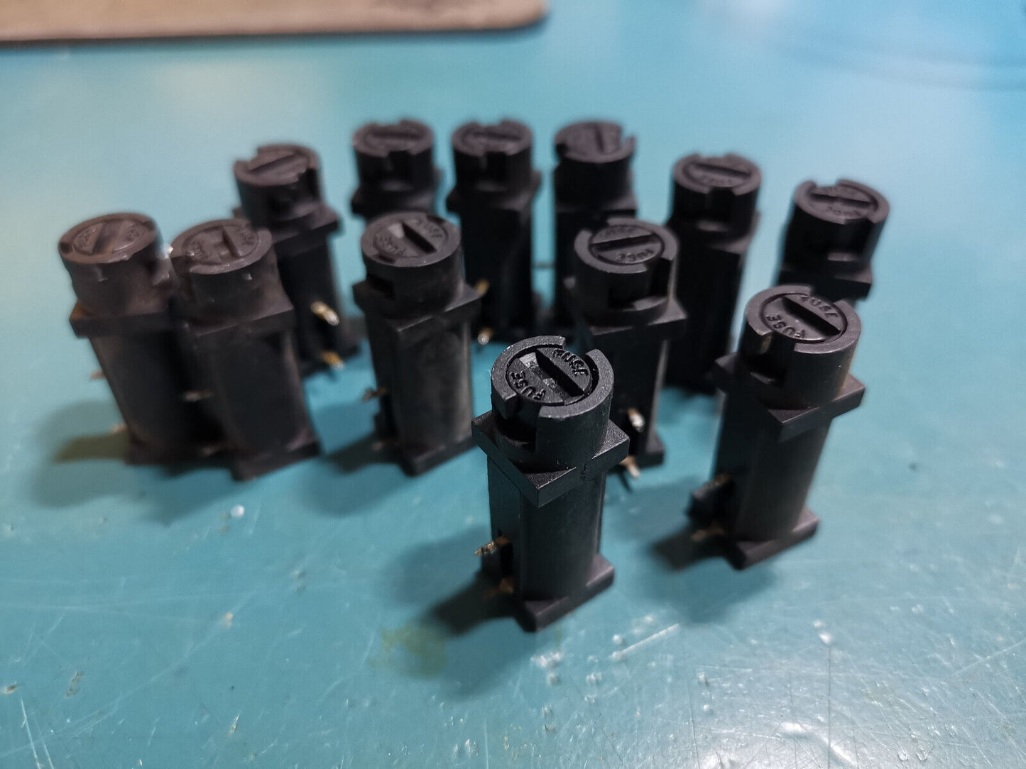 12pcs Bulging F457 Fuse Holder PCB Mount 250v AC 10A