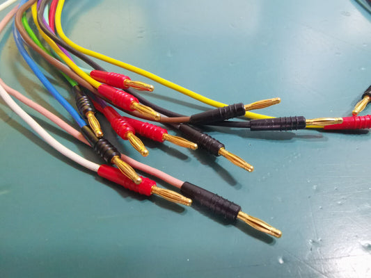 MC Micro Banana Connectors 12pcs 35cm 3mm