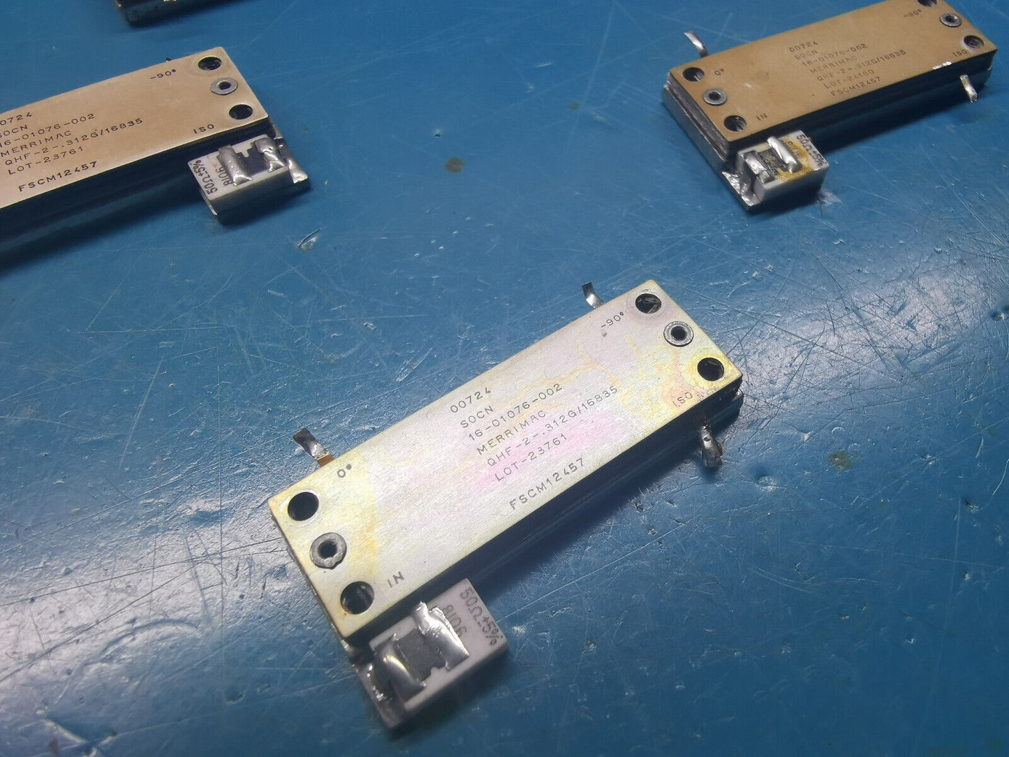 7pcs Merrimac FSCM 12457 90° RF Power Diveider / Combiner