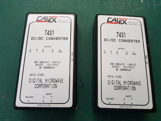2pcs DC DC Converter 8 Volt 3000mA out 8V 3A power supply Calex 7431