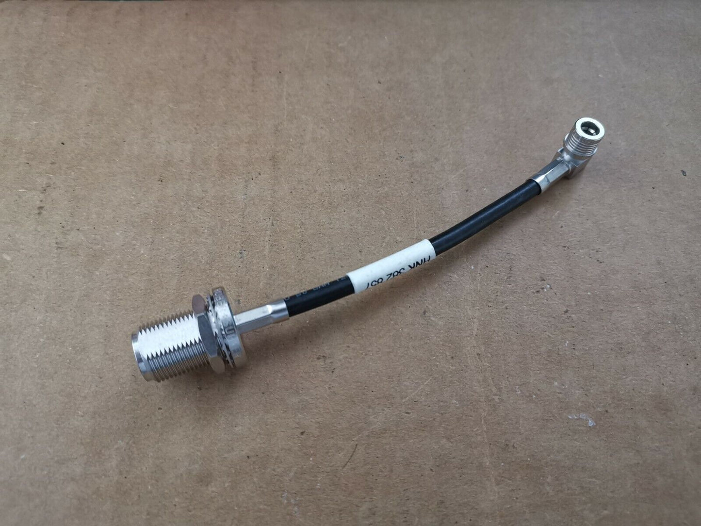 Bulkhead To MCX Male Plug RF Connector Cable 11cm Suhner
