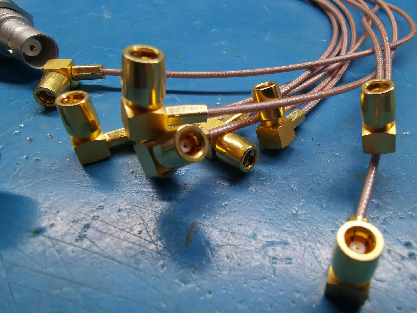 9pcs Female BNC To Female SMB Plug 41cm Rosenberger Panel Mount BNC