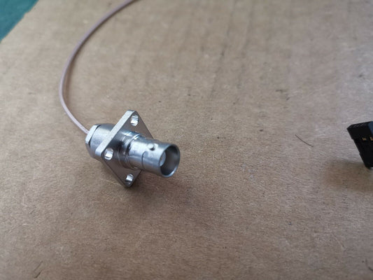 Suhner BNC Female To Pin PCB Connector PIN Header To BNC Female Panel Mount