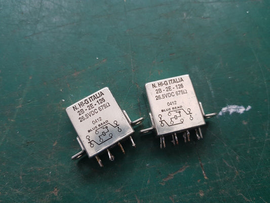 2PDT High Performance Relay Military Part High G 2B-2E-126