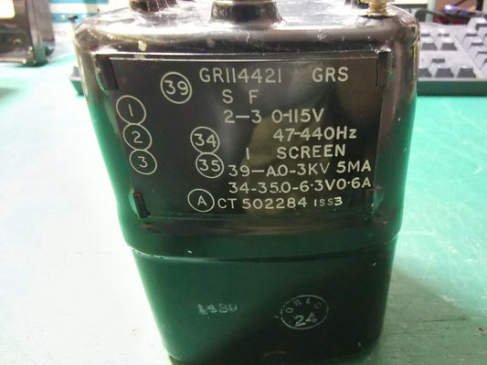 Vintage Gardner Vacuum Tube Transformer 115v Primary 3kv and 6.3v Secondary