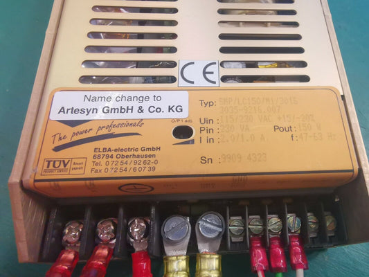 Triple Out Power Supply 150W Artesyn SMP/LC150/M1/3016