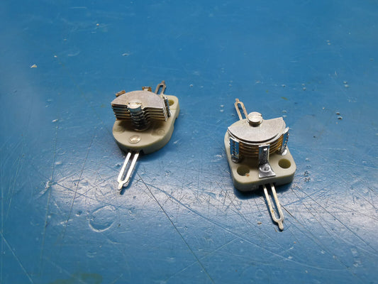 2pcs Marconi Variable Air Capacitor 3.5pF To 35pF