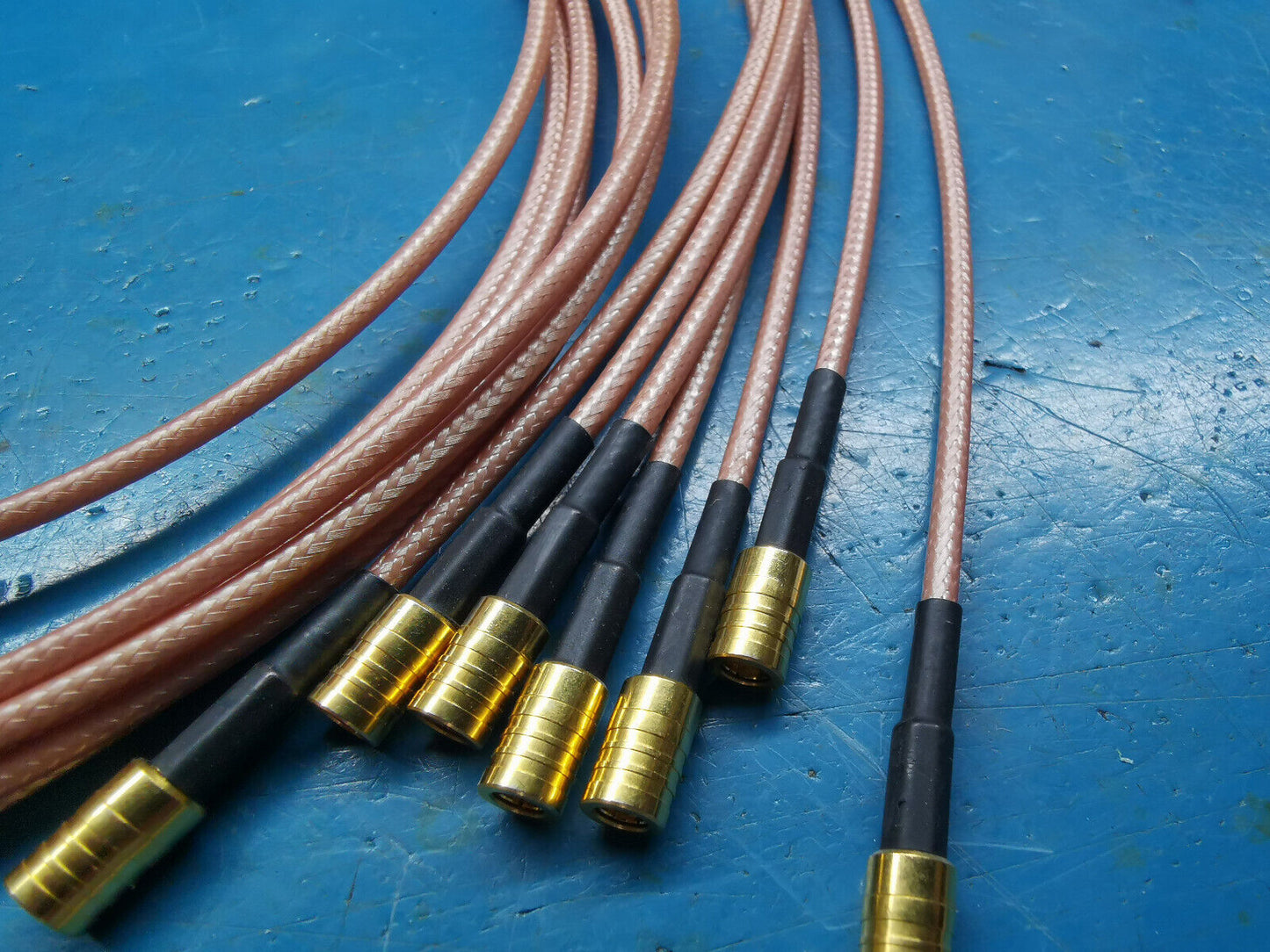 7pcs Rosenberger Female SMB to Female SMB Coaxial Cable 50Ω 1.2m
