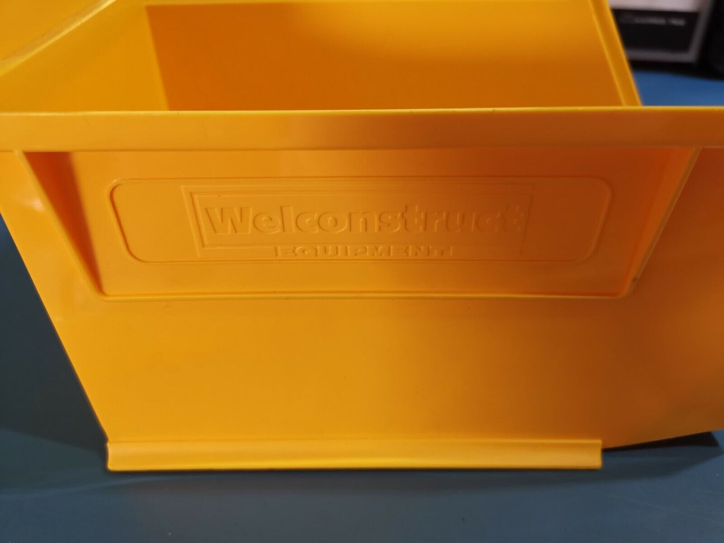 3pcs Electronic Storage Bin Yellow 225mm x 145mm Welconstruct