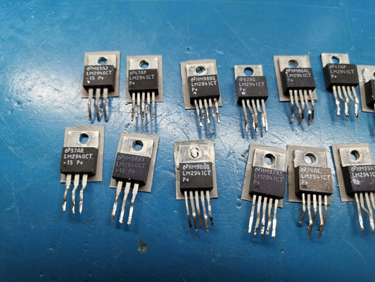 25 Genuien LM2991 And LM2941 Posative And Negative Voltage Regulator
