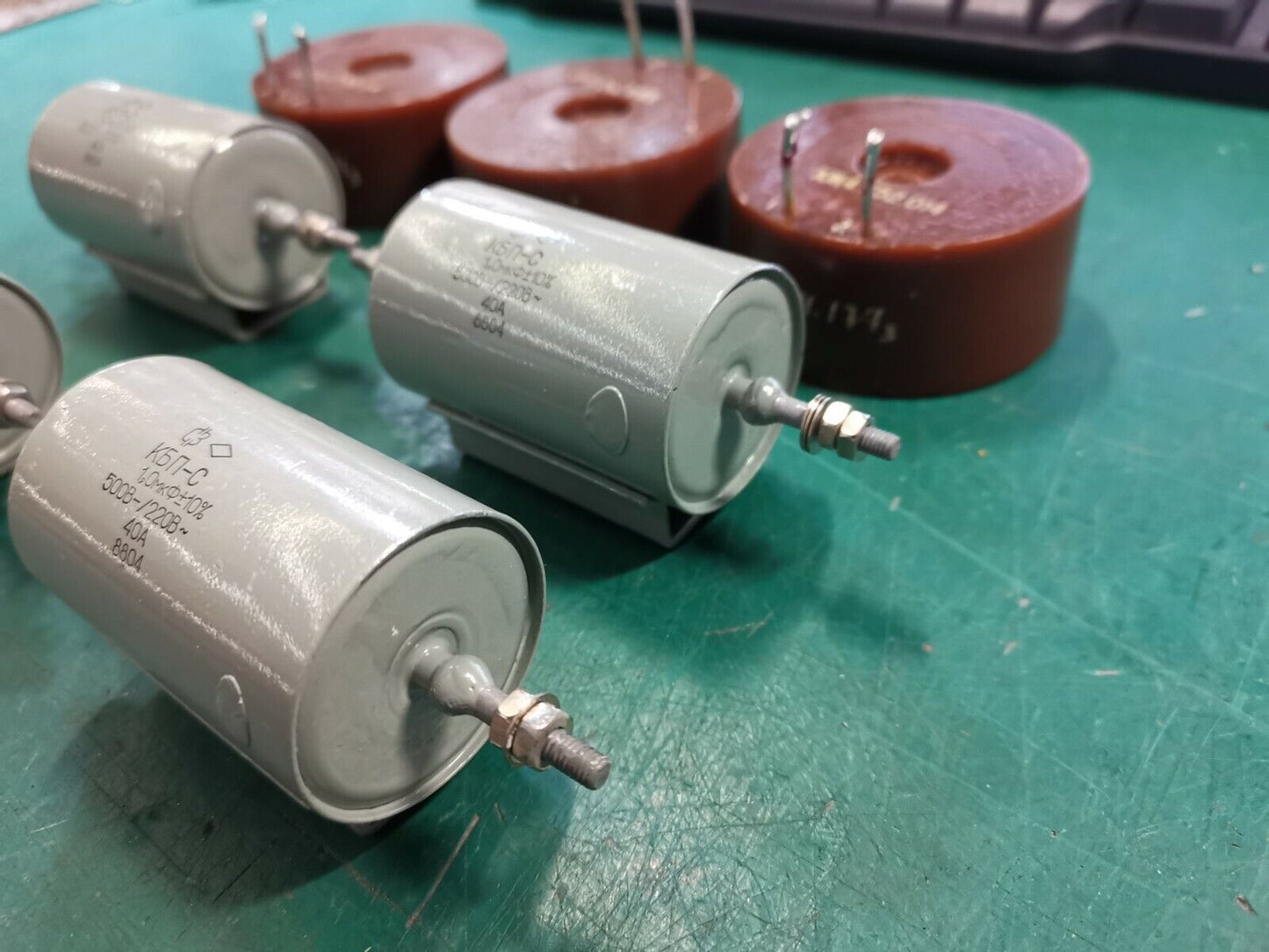 Russian RF Transmitter Power Supply Filtering Parts Capacitor and Inductor