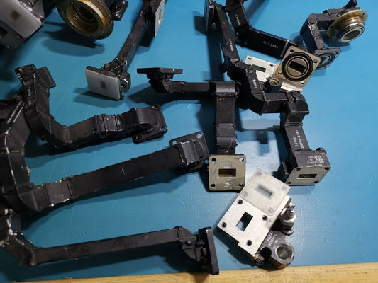 Various RF Wave Guide Tubes With 2 Rotating Wave Guide Modules