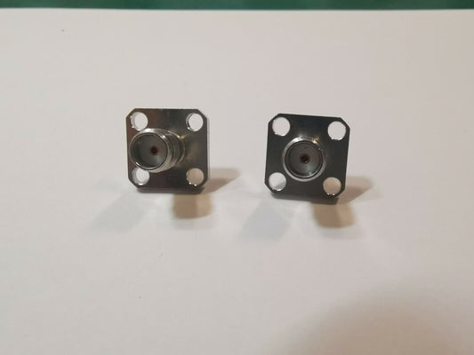 50 Ohms SMA Panel Mount Jack IMS GmbH WHITE BRONZE