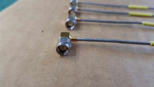 4pcs SMA Male Cable To Female SMC Connectors  Rigid  Cable