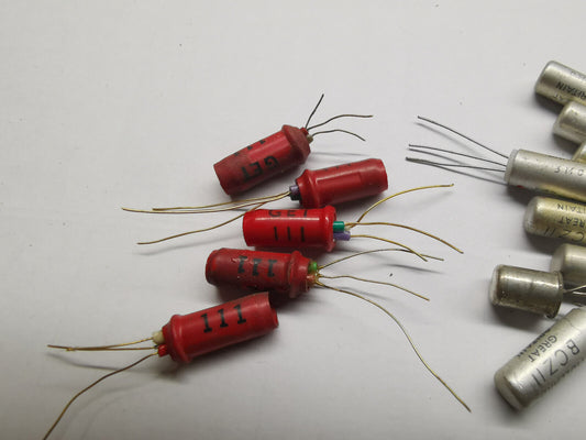 Vintage Mullard GET111 BCZ11 OC205 OC201 Transistor From Military Avionic OK