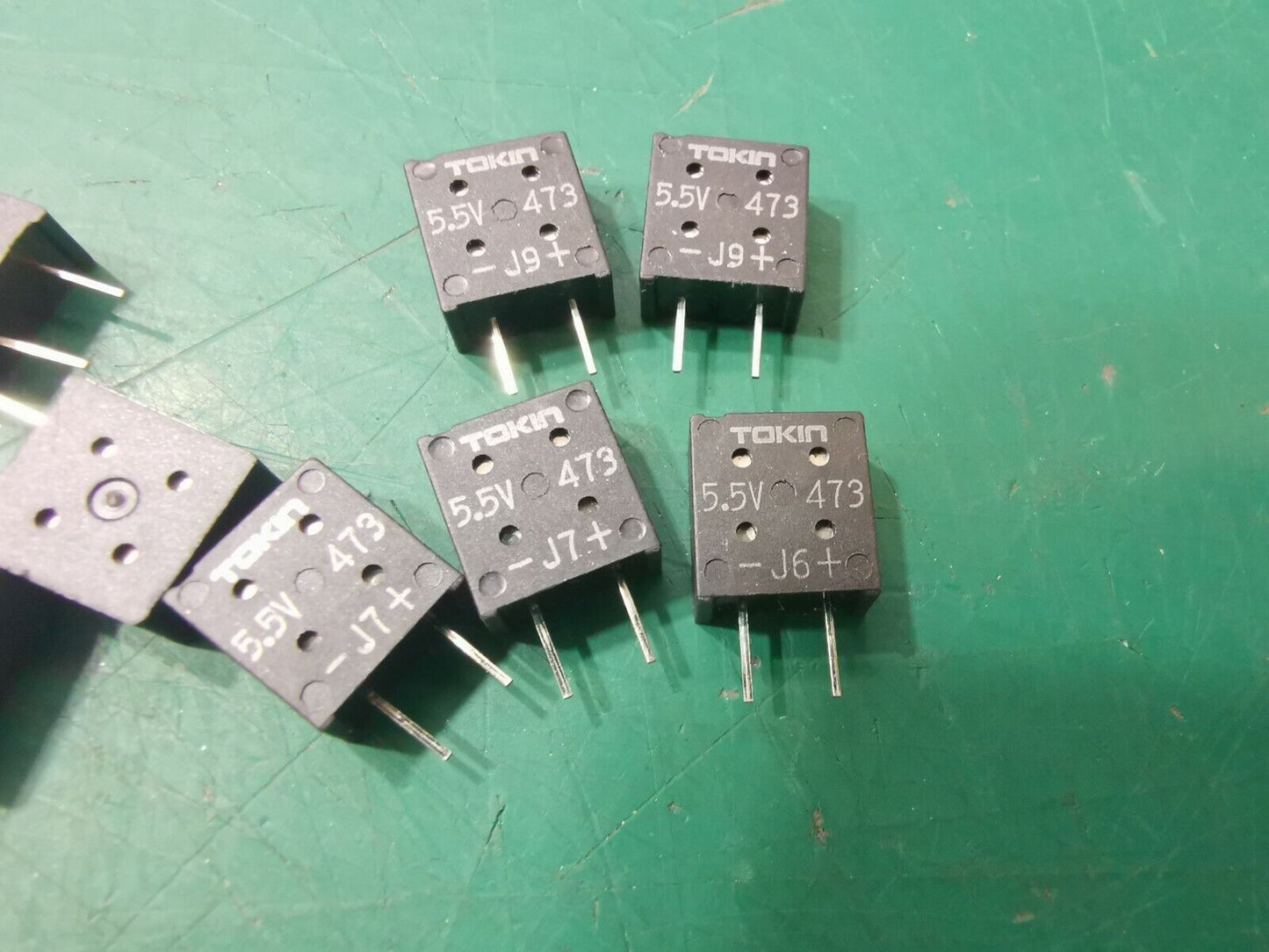 10pcs 0.047F 5.5v Memory Back Up Capacitor Genuine Tokin 47000uF From UK MOD