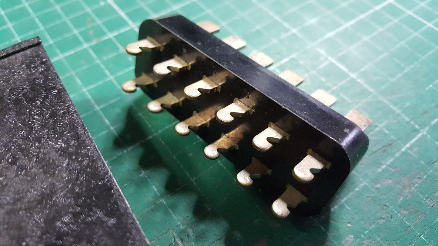 12 Pin Vintage Military Male Connector 12 Pin Socket Connector