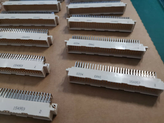ERNI 128 Way 4 Row Straight DIN 41612 Connector PCB Mount