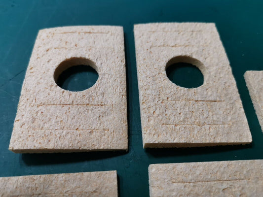 5pcs METCAL Soldering Iron Cleaning Sponges AC-YS3-P 80mm x 53mm