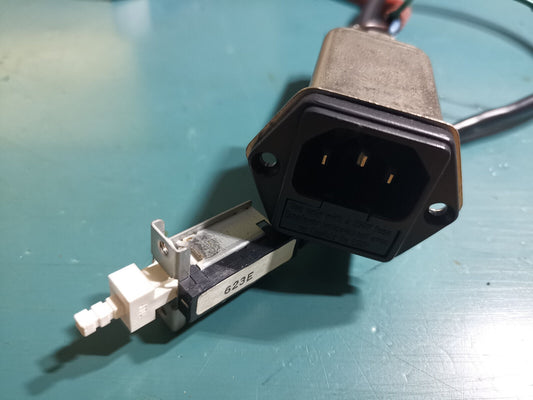 Fluke PM3082 Analog Oscilloscope Power Switch And Power Entry Module