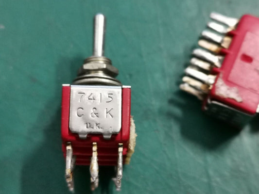 4PDT Self Centre Toggle Switch Joblot 2A 250VAC