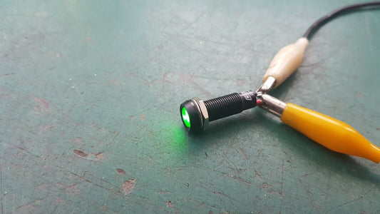 4pcs LED Panel Lamp Indicator Green Marl Military Part