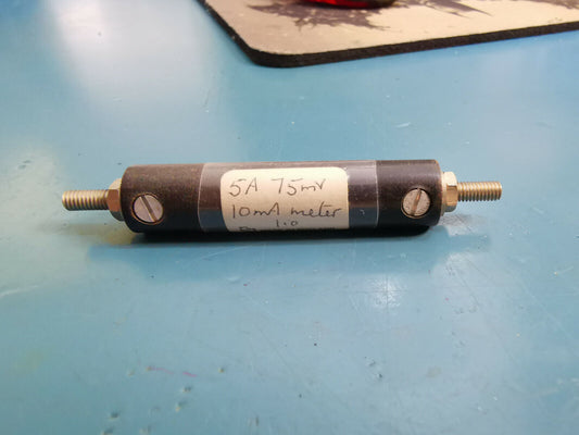 5A 75mA 4 Wire current shunt Resistor Wire Wound Military Part Sifam