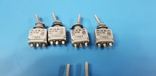 6pcs Micro Toggle Switch 4 x SPST 2 x SPDT 5A 125v AC UND LAB