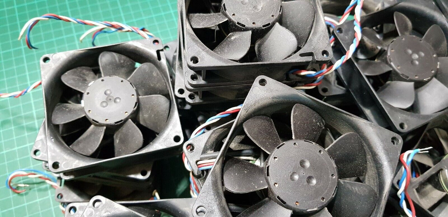 2pcs EBM Papst 24v DC Axial Fan 80 x 80 x 25 30mA 8414 N/2GL