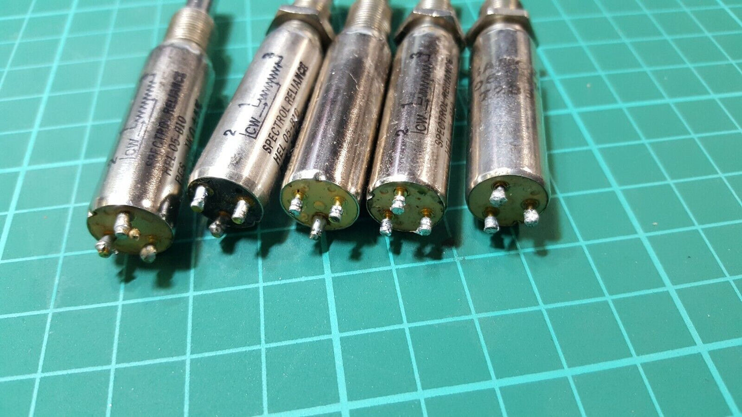 5pcs 1K 5K 10K Potentiometer Multi Turn 10 Turn potentiometer