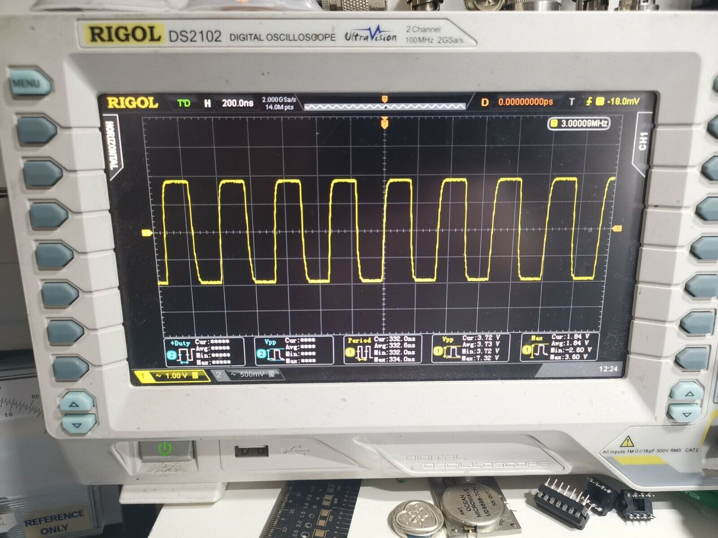 Systron Donner 6054B 3MHz OCXO Frequency Counter Oven Controlled 3MHz Oscillator