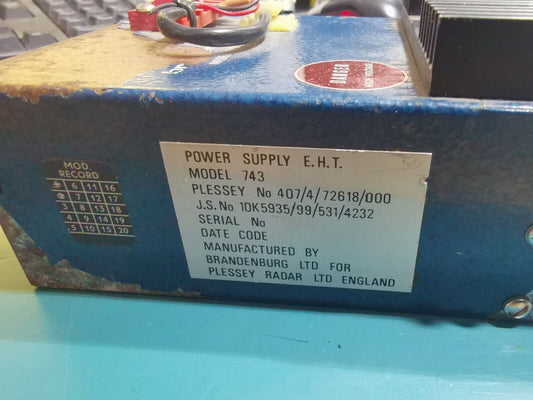 BrandenBurg EHT Power Supply High Voltage Power Supply