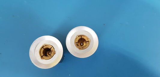 Vintage Electronic Test Gear Metal Knobs