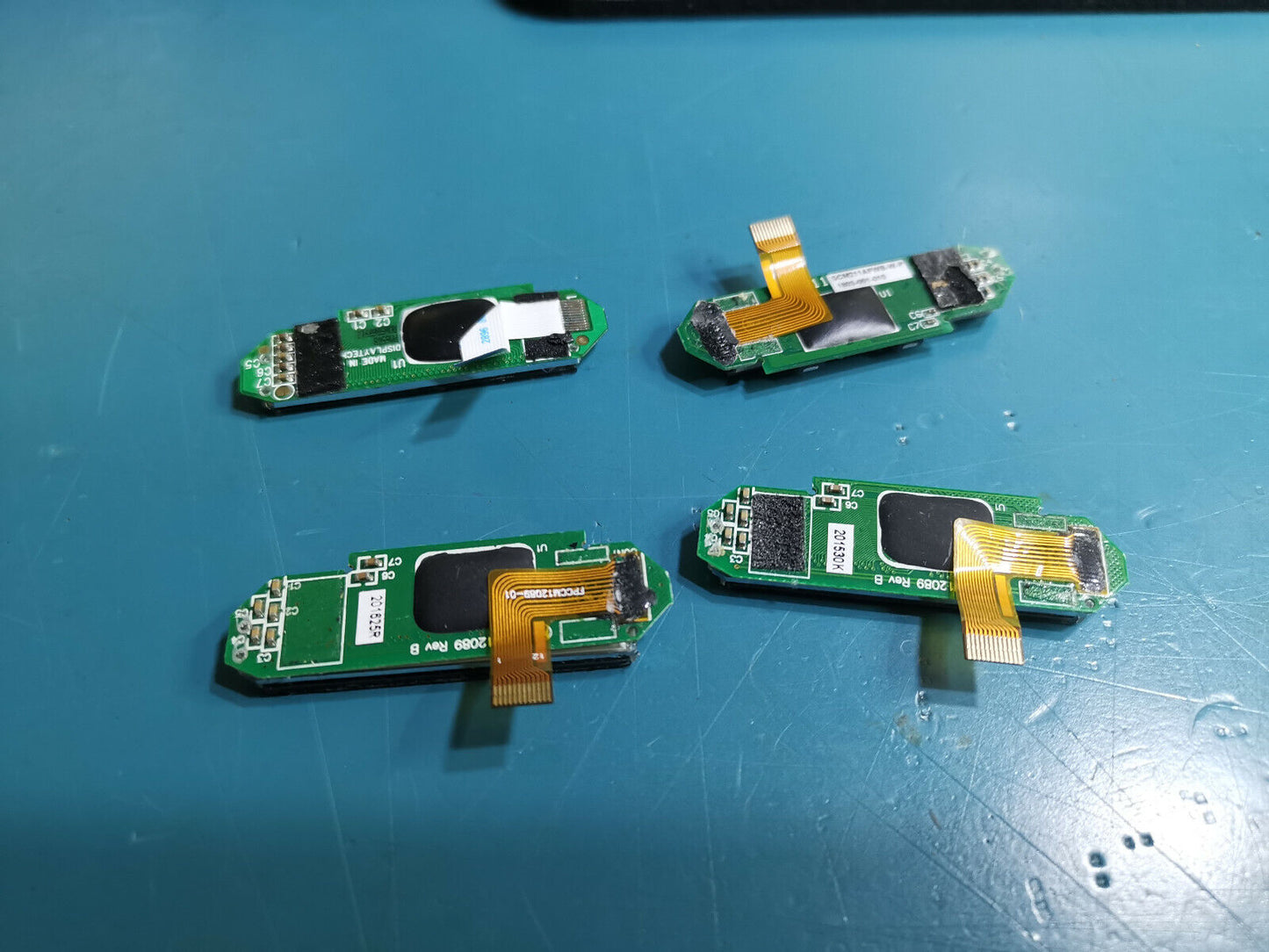 4pcs 16 x 1 LCD Display Modules