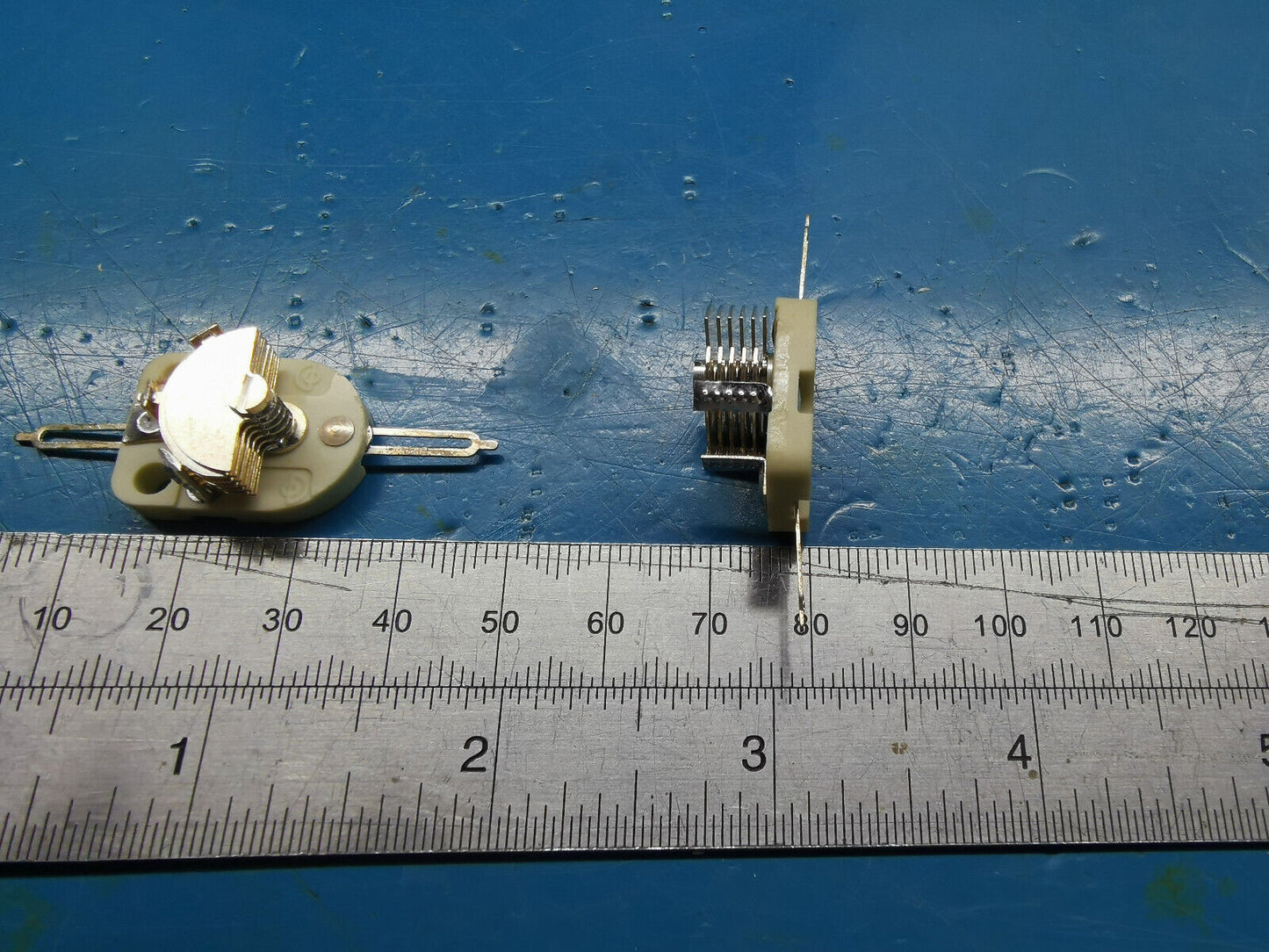 2pcs Marconi Variable Air Capacitor 3.5pF To 35pF