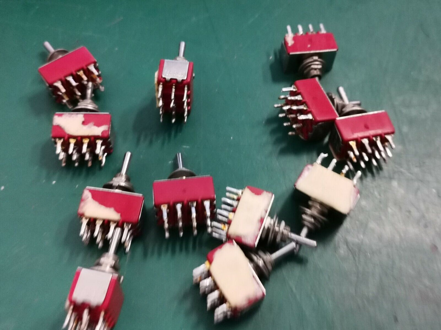 4PDT Self Centre Toggle Switch Joblot 2A 250VAC