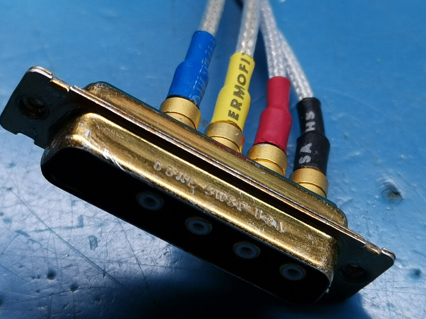 ITT DBMM5W5P RF D Sub Connector Female 4 Connector With Cable