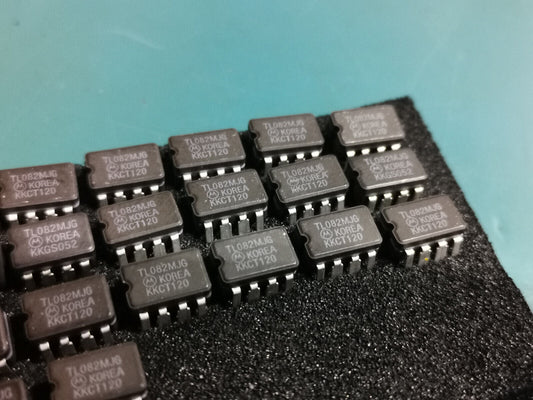 18pcs Military Grade TL082 Dual J-FET Operational Amplifier TL082MJG